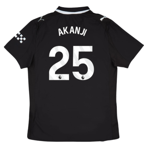 2025-2026 Man City Authentic Away Shirt (Akanji 25)