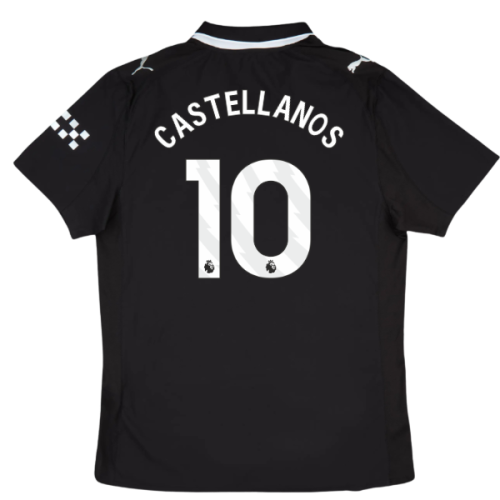 2025-2026 Man City Authentic Away Shirt (Castellanos 10)