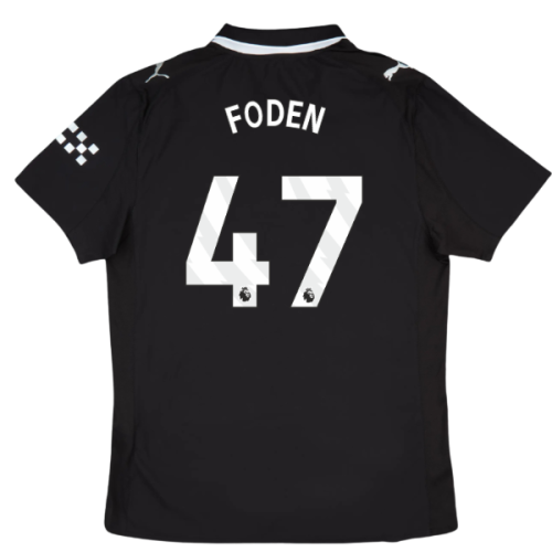 2025-2026 Man City Authentic Away Shirt (Foden 47)