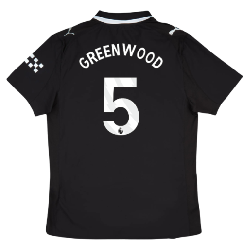 2025-2026 Man City Authentic Away Shirt (Greenwood 5)