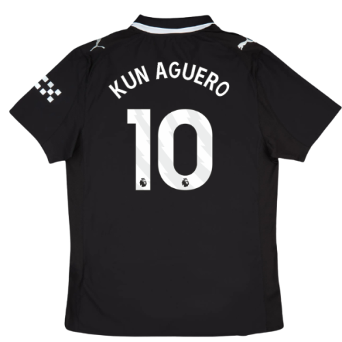 2025-2026 Man City Authentic Away Shirt (Kun Aguero 10)