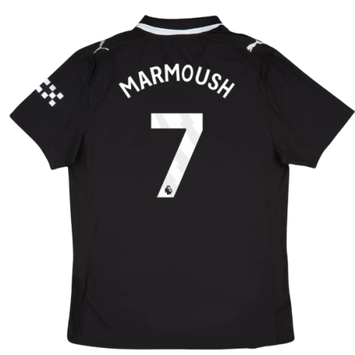 2025-2026 Man City Authentic Away Shirt (Marmoush 7)