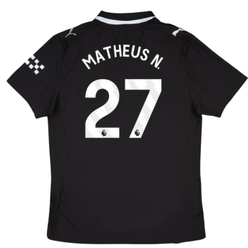 2025-2026 Man City Authentic Away Shirt (Matheus N. 27)