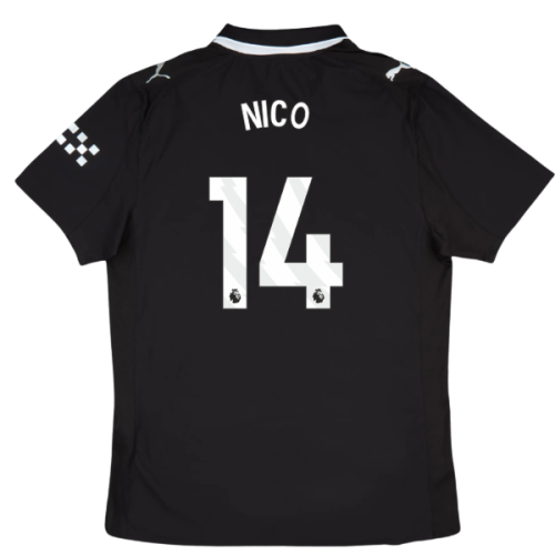 2025-2026 Man City Authentic Away Shirt (Nico 14)