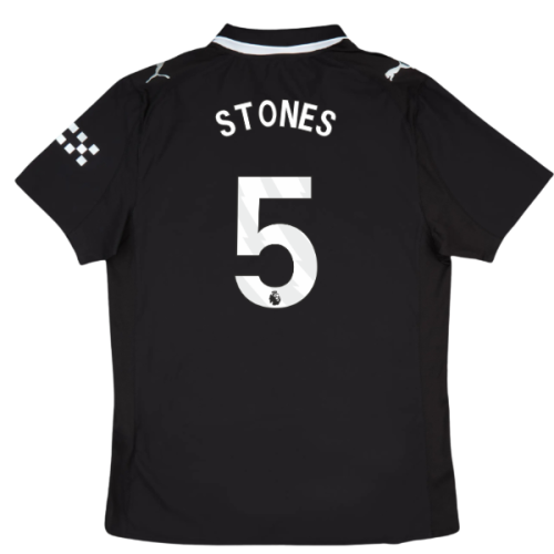 2025-2026 Man City Authentic Away Shirt (Stones 5)