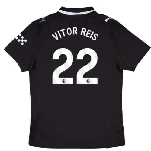2025-2026 Man City Authentic Away Shirt (Vitor Reis 22)