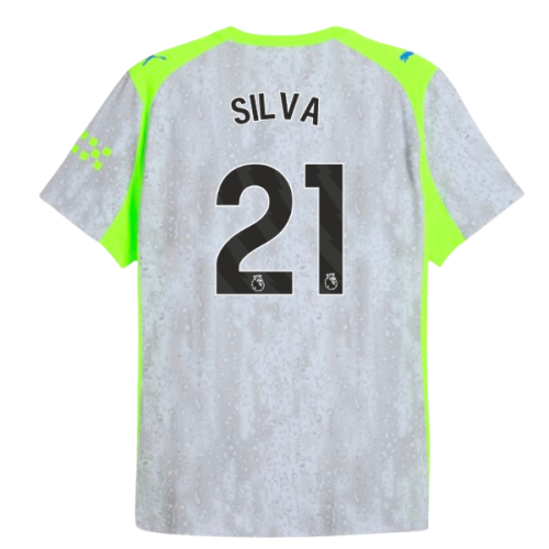 2025-2026 Man City Authentic Third Shirt (Silva 21)