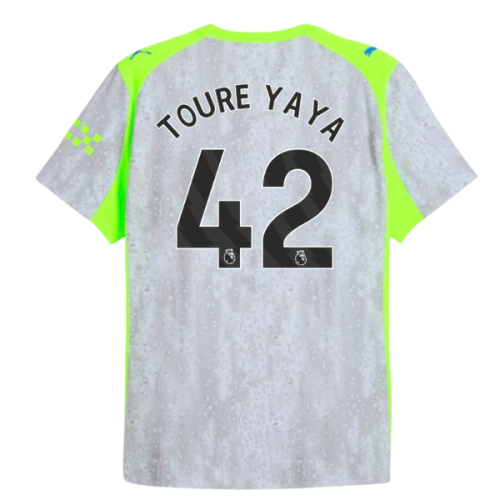 2025-2026 Man City Authentic Third Shirt (Toure Yaya 42)