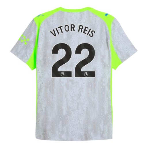 2025-2026 Man City Authentic Third Shirt (Vitor Reis 22)