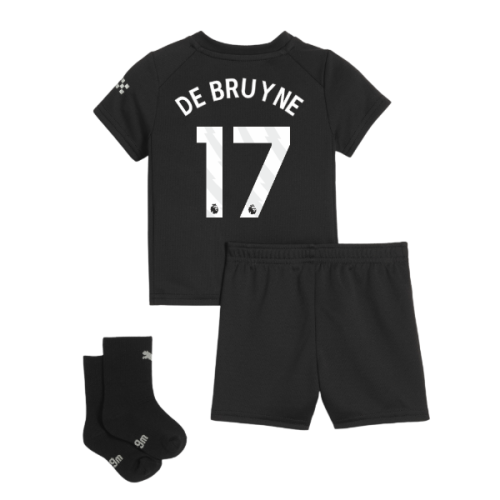 2025-2026 Man City Away Baby Kit (De Bruyne 17)