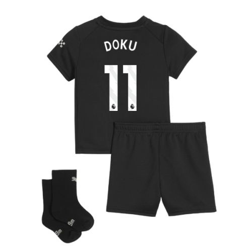 2025-2026 Man City Away Baby Kit (Doku 11)