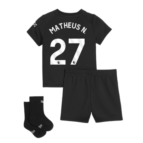 2025-2026 Man City Away Baby Kit (Matheus N. 27)