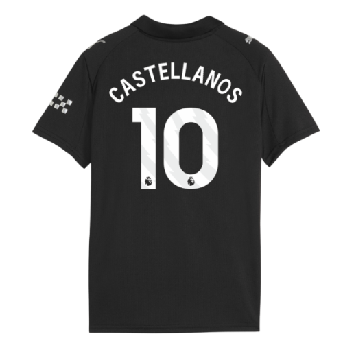 2025-2026 Man City Away Mini Kit (Castellanos 10)