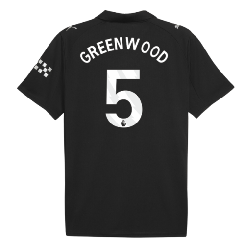 2025-2026 Man City Away Shirt (Greenwood 5)