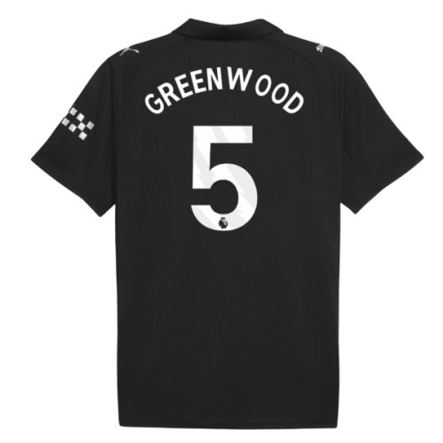 2025-2026 Man City Away Shirt (Greenwood 5)