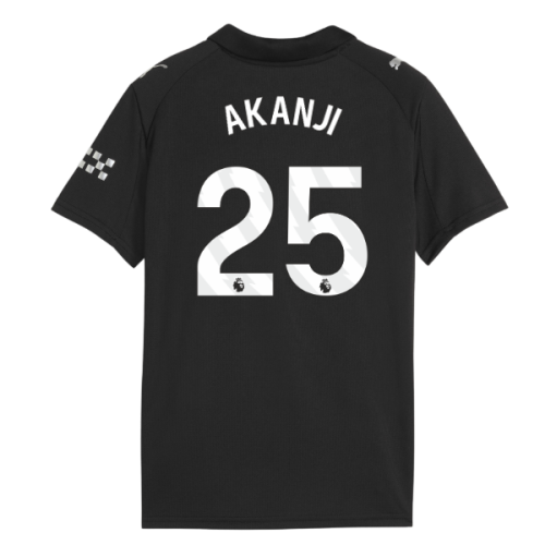 2025-2026 Man City Away Shirt (Kids) (Akanji 25)