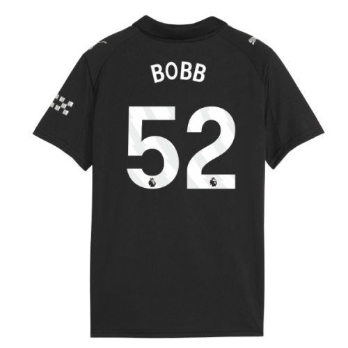 2025-2026 Man City Away Shirt (Kids) (Bobb 52)