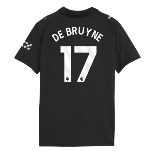 2025-2026 Man City Away Shirt (Kids) (De Bruyne 17)