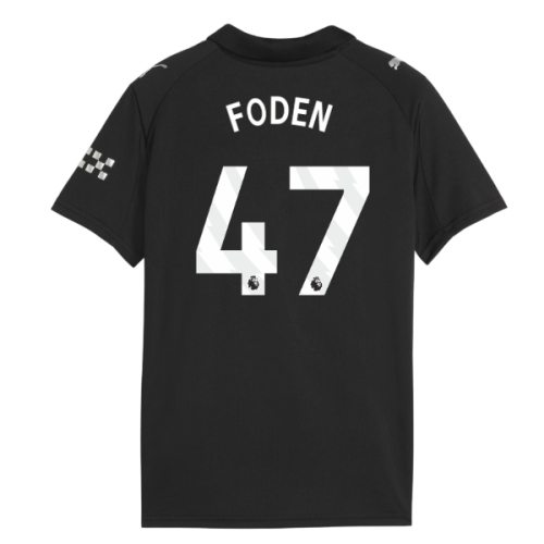 2025-2026 Man City Away Shirt (Kids) (Foden 47)