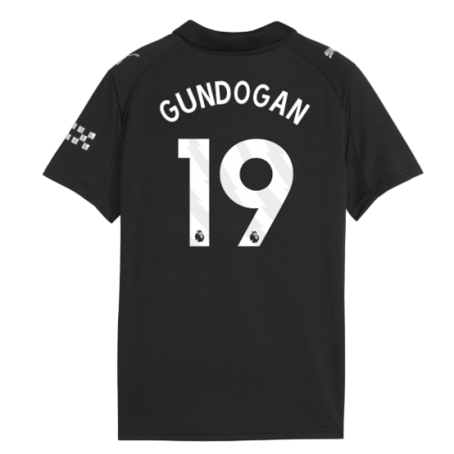 2025-2026 Man City Away Shirt (Kids) (Gundogan 19)