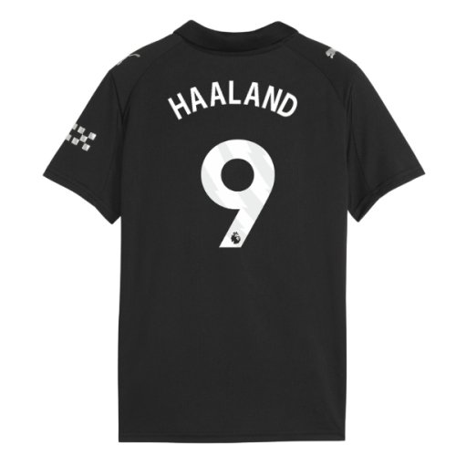 2025-2026 Man City Away Shirt (Kids) (Haaland 9)