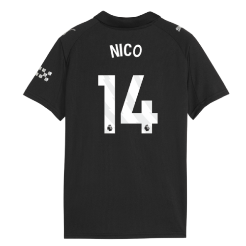 2025-2026 Man City Away Shirt (Kids) (Nico 14)