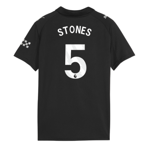 2025-2026 Man City Away Shirt (Kids) (Stones 5)