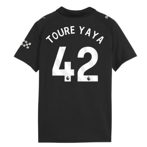 2025-2026 Man City Away Shirt (Kids) (Toure Yaya 42)