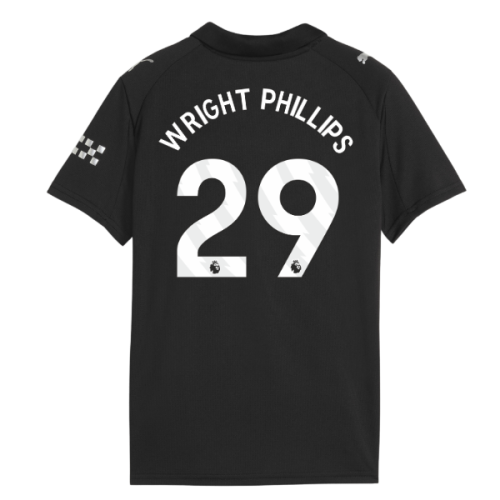 2025-2026 Man City Away Shirt (Kids) (Wright Phillips 29)