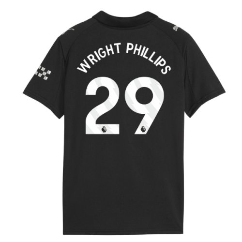2025-2026 Man City Away Shirt (Kids) (Wright Phillips 29)