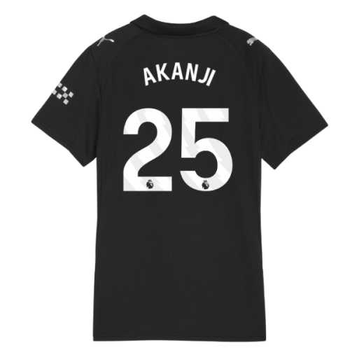 2025-2026 Man City Away Shirt (Womens) (Akanji 25)