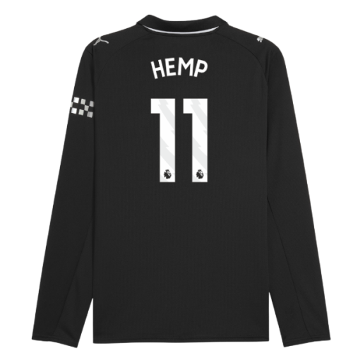 2025-2026 Man City Long Sleeve Away Shirt (Hemp 11)