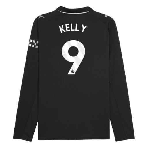 2025-2026 Man City Long Sleeve Away Shirt (Kelly 9)
