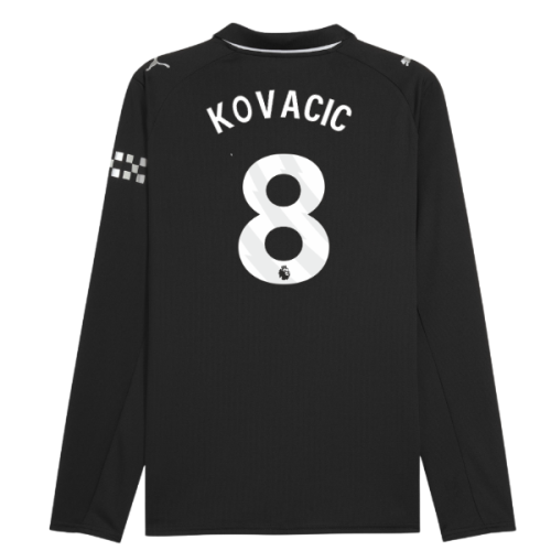 2025-2026 Man City Long Sleeve Away Shirt (Kovacic 8)