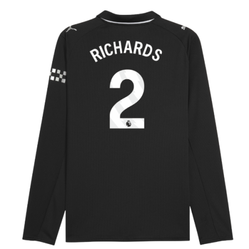 2025-2026 Man City Long Sleeve Away Shirt (Richards 2)