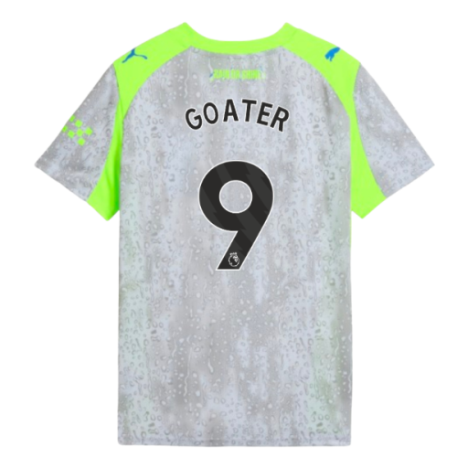 2025-2026 Man City Third Shirt (Kids) (Goater 9)