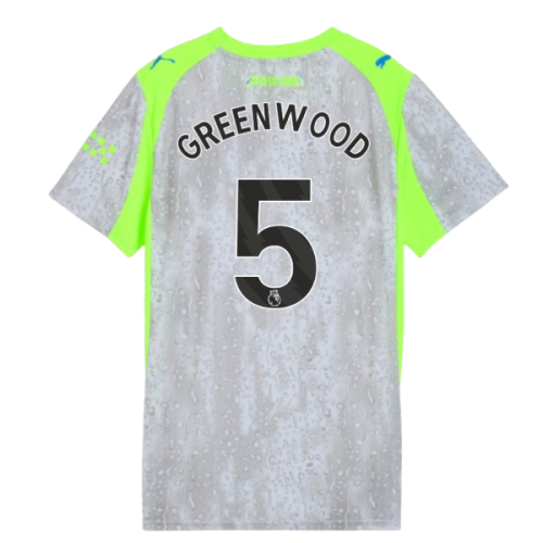 2025-2026 Man City Third Shirt (Womens) (Greenwood 5)