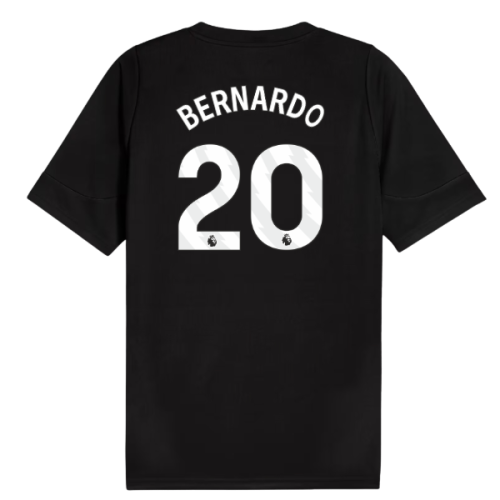 2025-2026 Man City Training Jersey (Black) (Bernardo 20)