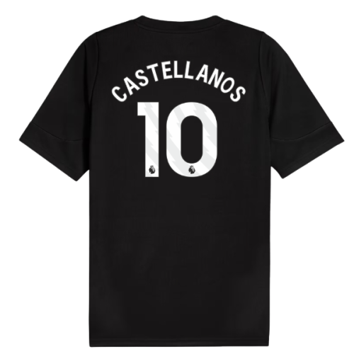 2025-2026 Man City Training Jersey (Black) (Castellanos 10)