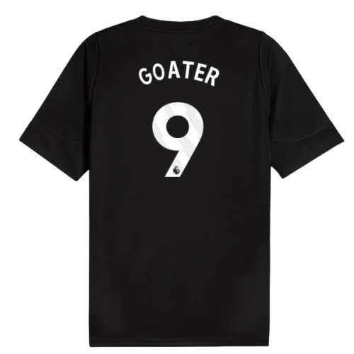 2025-2026 Man City Training Jersey (Black) (Goater 9)