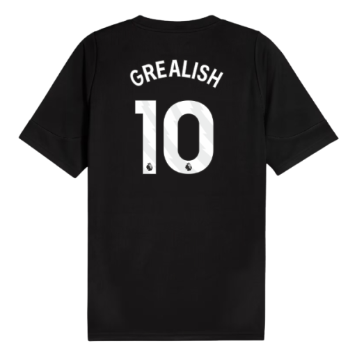 2025-2026 Man City Training Jersey (Black) (Grealish 10)