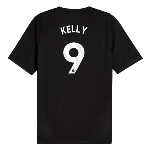 2025-2026 Man City Training Jersey (Black) (Kelly 9)