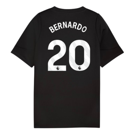 2025-2026 Man City Training Jersey (Black) - Kids (Bernardo 20)