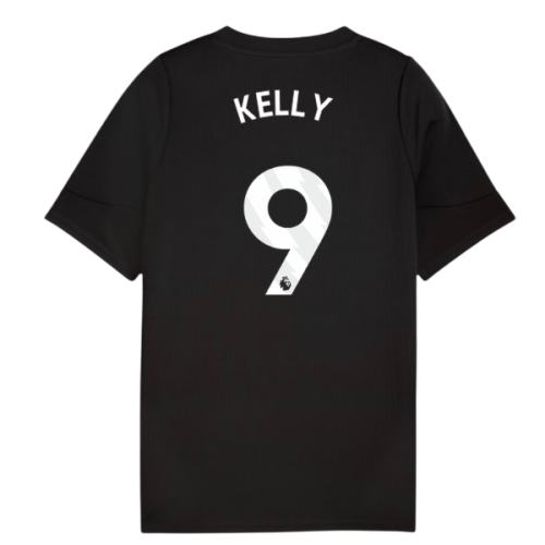 2025-2026 Man City Training Jersey (Black) - Kids (Kelly 9)