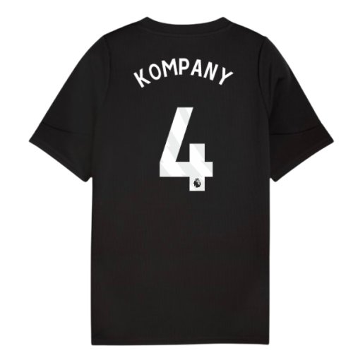 2025-2026 Man City Training Jersey (Black) - Kids (Kompany 4)