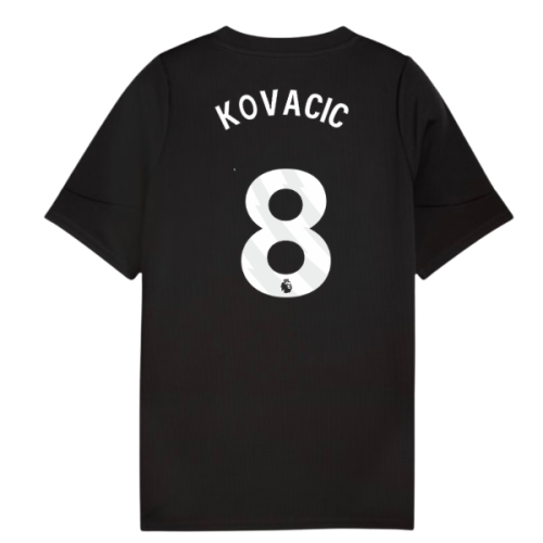 2025-2026 Man City Training Jersey (Black) - Kids (Kovacic 8)