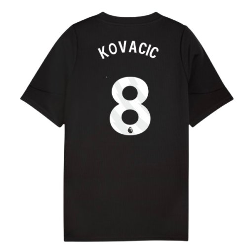 2025-2026 Man City Training Jersey (Black) - Kids (Kovacic 8)