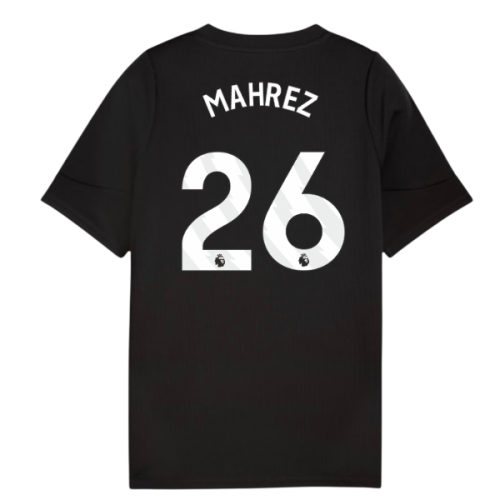 2025-2026 Man City Training Jersey (Black) - Kids (Mahrez 26)