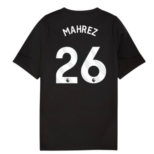 2025-2026 Man City Training Jersey (Black) - Kids (Mahrez 26)