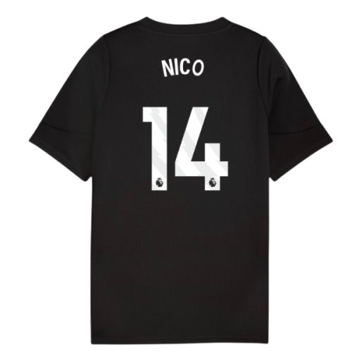 2025-2026 Man City Training Jersey (Black) - Kids (Nico 14)